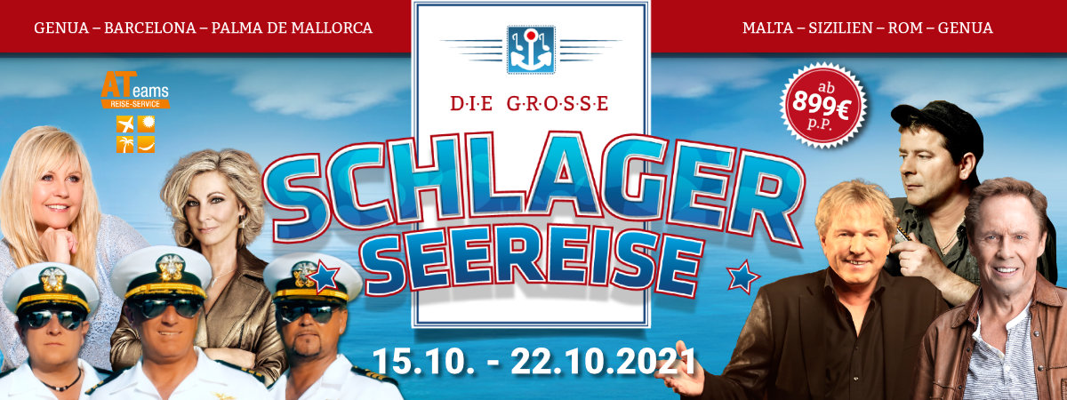 Unsere SchlagerSeereise hat einen neuen Termin! RADIO