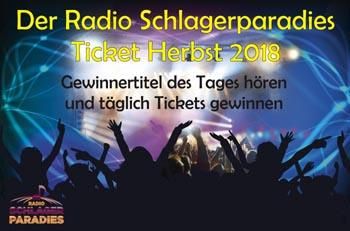 Der Radio Schlagerparadies Ticket Herbst!