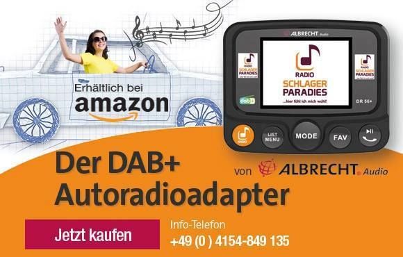 ALBRECHT DR 56 Autoradio DAB+ Adapter Bluetooth Freisprechanlage