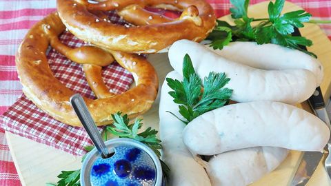 Rezept: Weißwurst-Salat