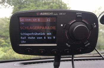 Albrecht DR57 DAB+ Adapter für das Autoradio