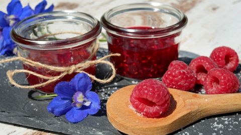 Marmelade mit wenig Zucker