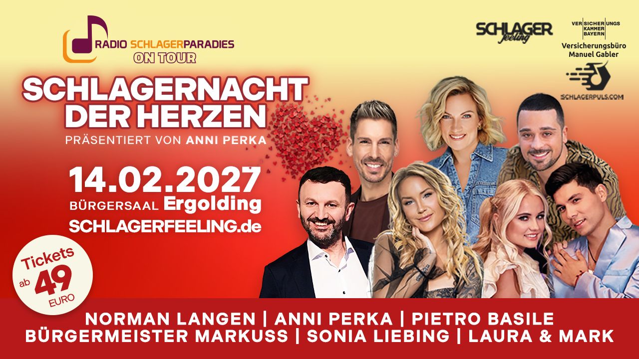 SCHLAGERFfeeling - Schlagernacht der Herzen 2027