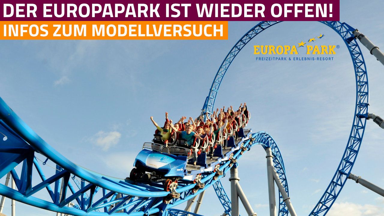 Der Europapark öffnet im Modellversuch!