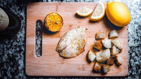 Rezept: Fischfilet mit Limettenbutter und Linsen