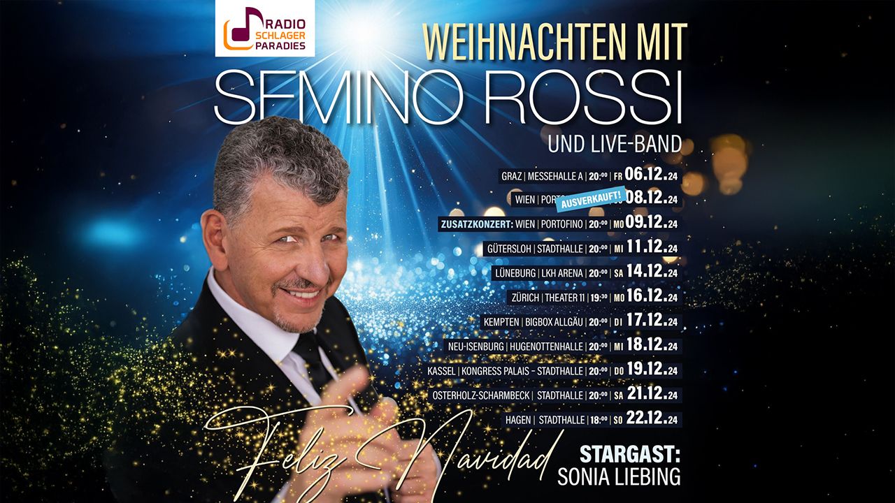 Semino Rossi Weihnachtstour 2026